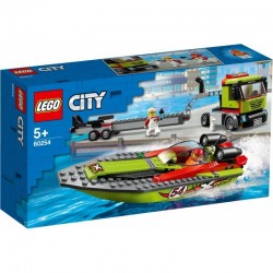 60254 LEGO® CITY TRANSPOSRTER ŁODZI WYŚCIGOWEJ