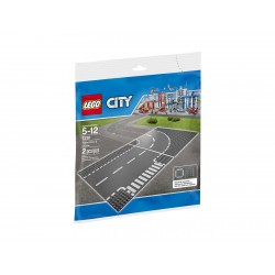 7281 LEGO® CITY PŁYTKI KONSTRUKCYJNE SKRZYŻOWANIE I ZAKRĘT