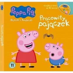 948734 KSIĄŻECZKA + DVD ŚWINKA PEPPA PRACOWITY PAJĄCZEK