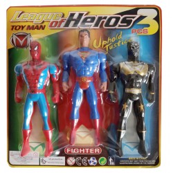 167910 FIGURKA SUPERBOHATER BATMAN SPIDER-MAN SUPERMAN