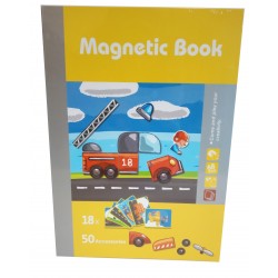 15093 MAGNETIC BOOK PUZZLE MAGNETYCZNE POJAZDY