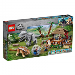 75941 LEGO JURASSIC WORLD INDOMINUS REX KONTRA ANKYLOZAUR