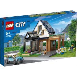 60398 LEGO CITY DOMEK RODZINNY I SAMOCHÓD ELEKETRYCZNY