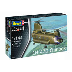 03825 REVELL CH-47D CHINOOK HELIKOPTER MODEL