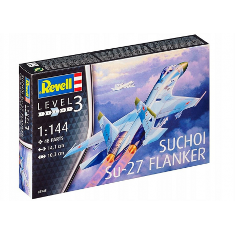 03948 REVELL SUCHOI SU-27 FLANKER SAMOLOT MODEL