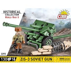 2293 COBI SMALL ARMY ZIS-3 76 MM SOVIET GUN