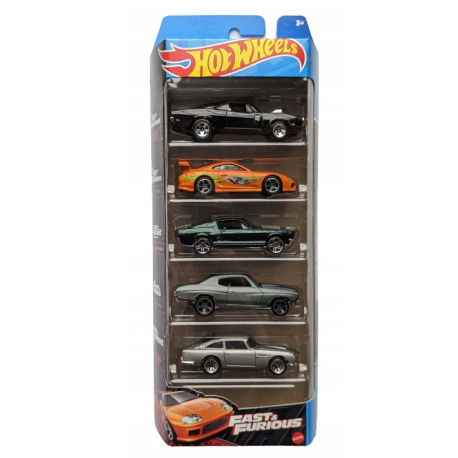 HLY70 HOT WHEELS FAST & FURIOUS POJAZDY 5 AUTEK