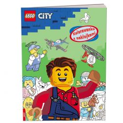 337124 AMEET LEGO CITY KOLOROWANKA Z NAKLEJKAMI
