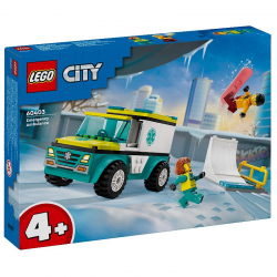 60403 LEGO CITY KARETKA I SNOWBOARDZISTA