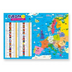 663847 PODKŁADKA NA BIURKO EUROPA MAPA